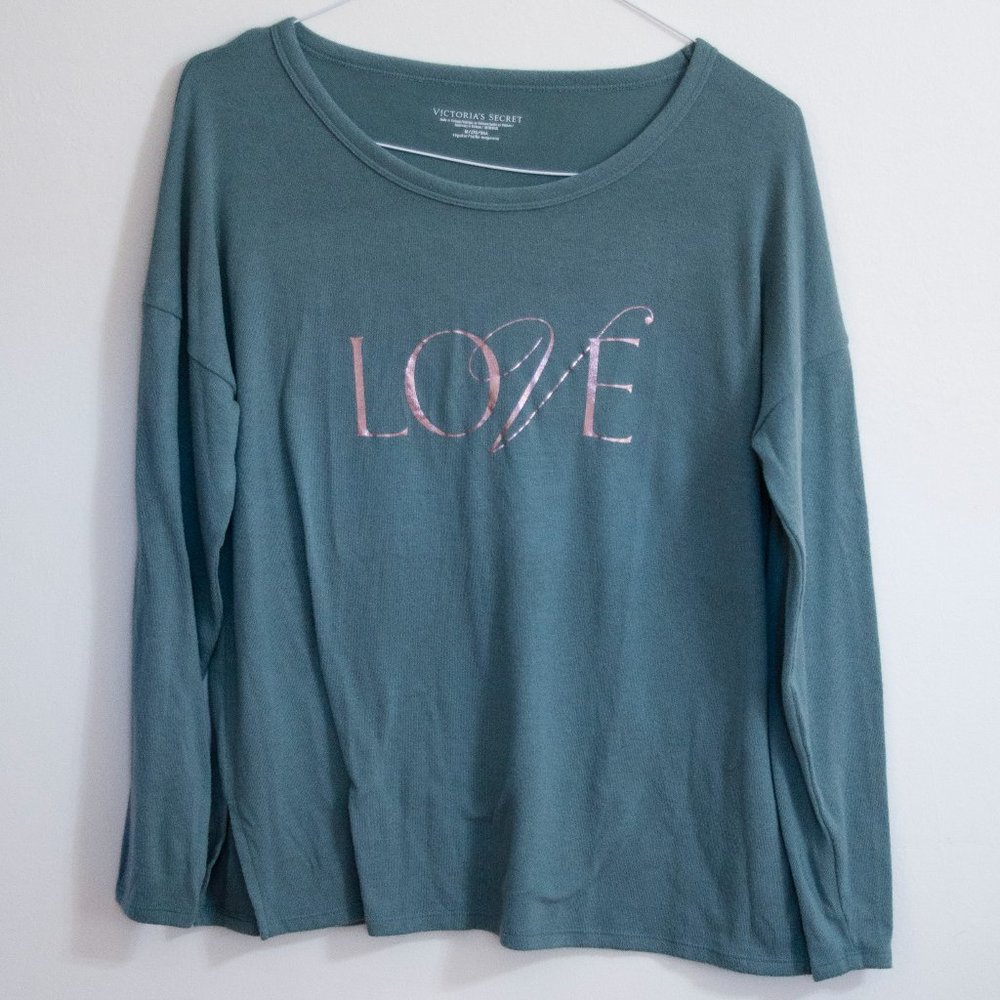 Victoria’s Secret sage colored long sleeve shirt